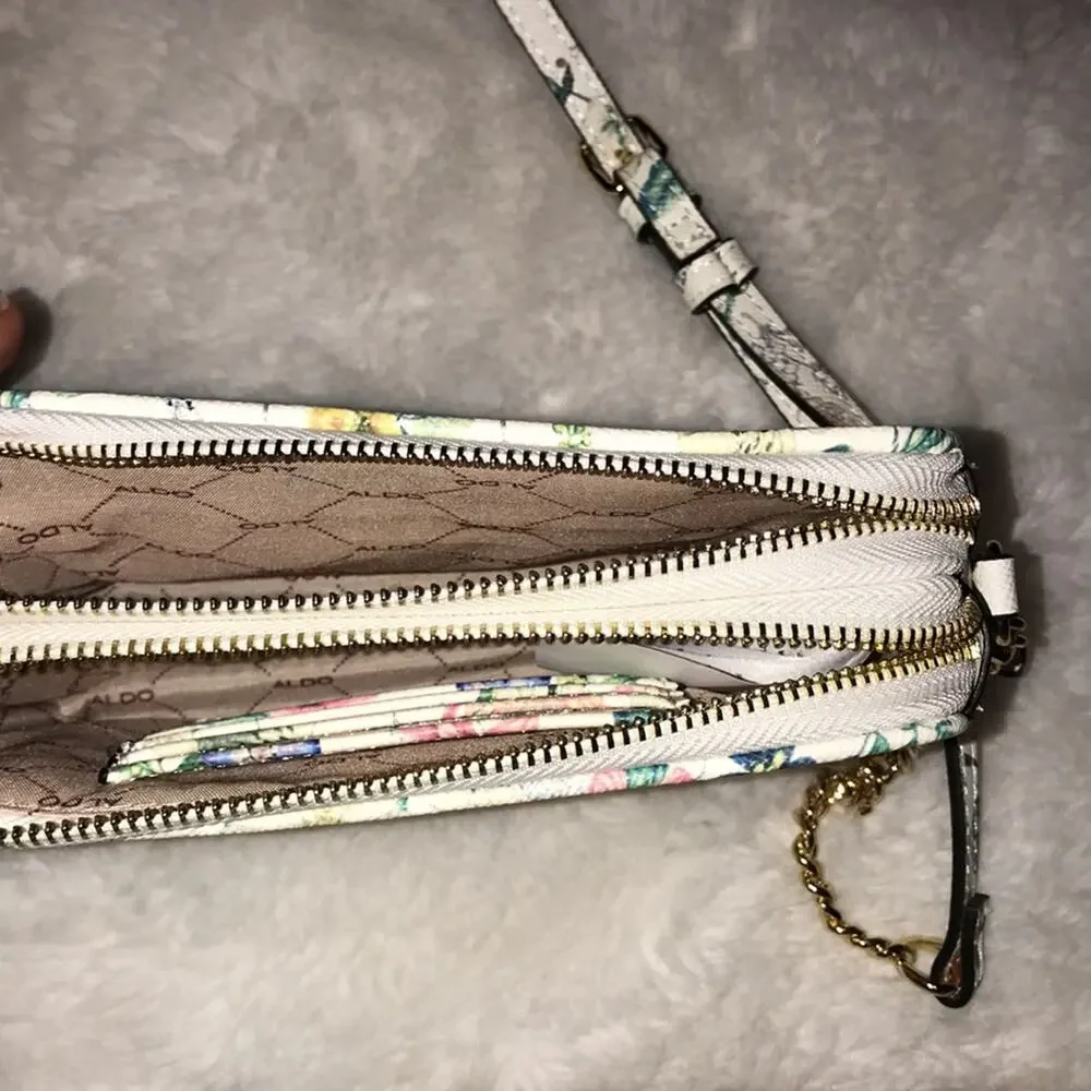 Aldo crossbody flower print handbag - Picture 5 of 5